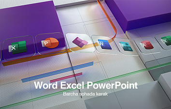 Word, Ecxel, PowerPoint